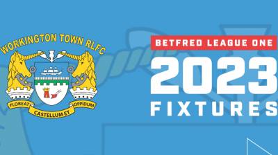 WORKINGTON TOWN 2023 BETFRED LEAGUE 1 FIXTURES!