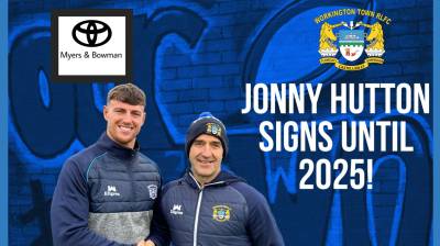 TOWN SIGN ULVERSTON BACK JONNY HUTTON!