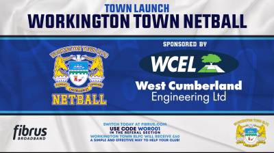 TOWN LAUNCH WORKINGTON TOWN NETBALL!