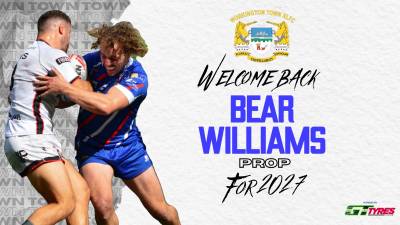 BEAR WILLIAMS COMMITS TO TOWN FOR 2027!